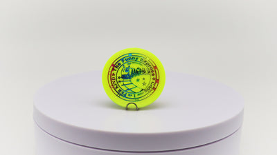 Custom Printed Rainbow Gradient Foil Round 40mm Plastic Tokens - MOQ 1000