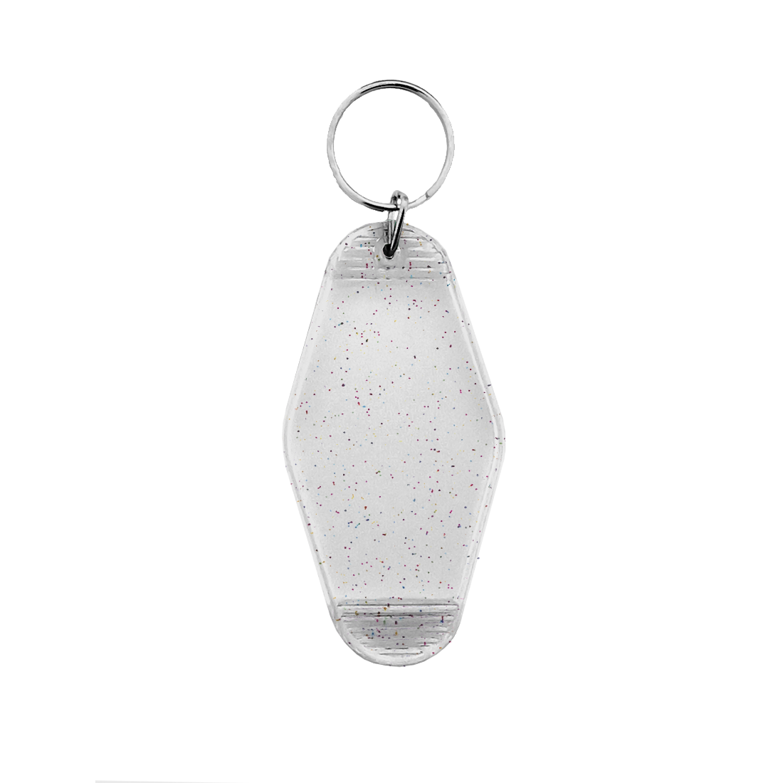 Hotel-style key tags Transparent Plastic With Glitter
