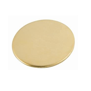 Round Blank Brass Number Tags